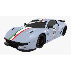 3D Ligier JS2 R Modena Motors 46